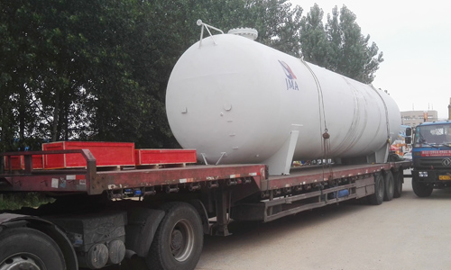 出口尼日利亞65方液化氣儲罐送往上海港口